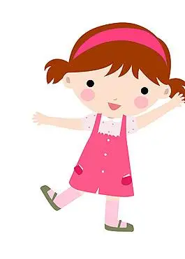 卡通矢量小朋友eps