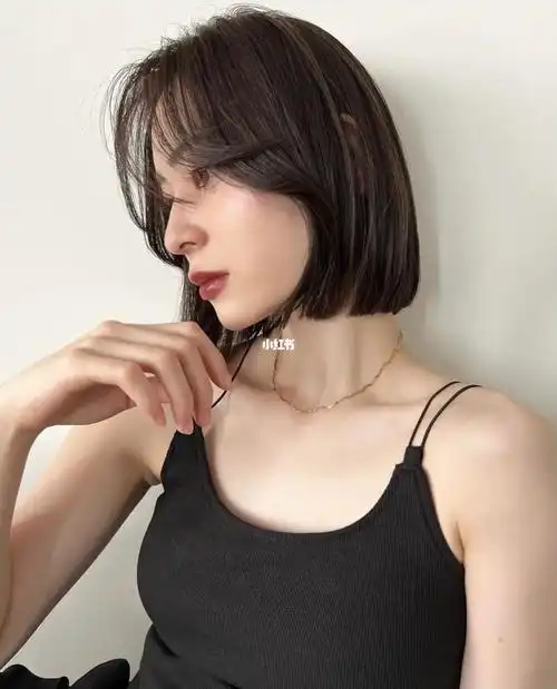 一刀切短发 质感发型 法式刘海 ##至acme刘皓老师设计  #至acme刘皓