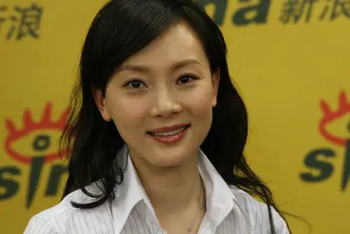 图文:陈数官网落成做客聊天--明眸皓齿