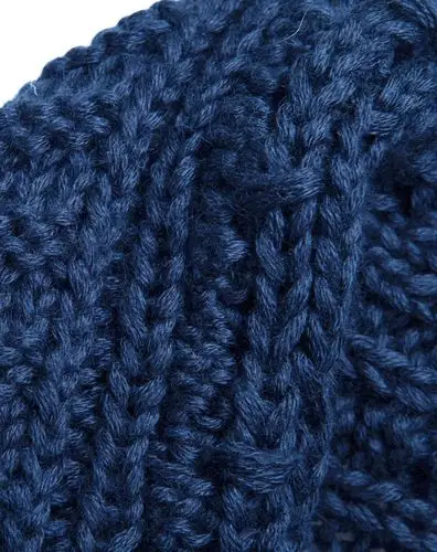 普蓝色时尚长袖毛衫外套