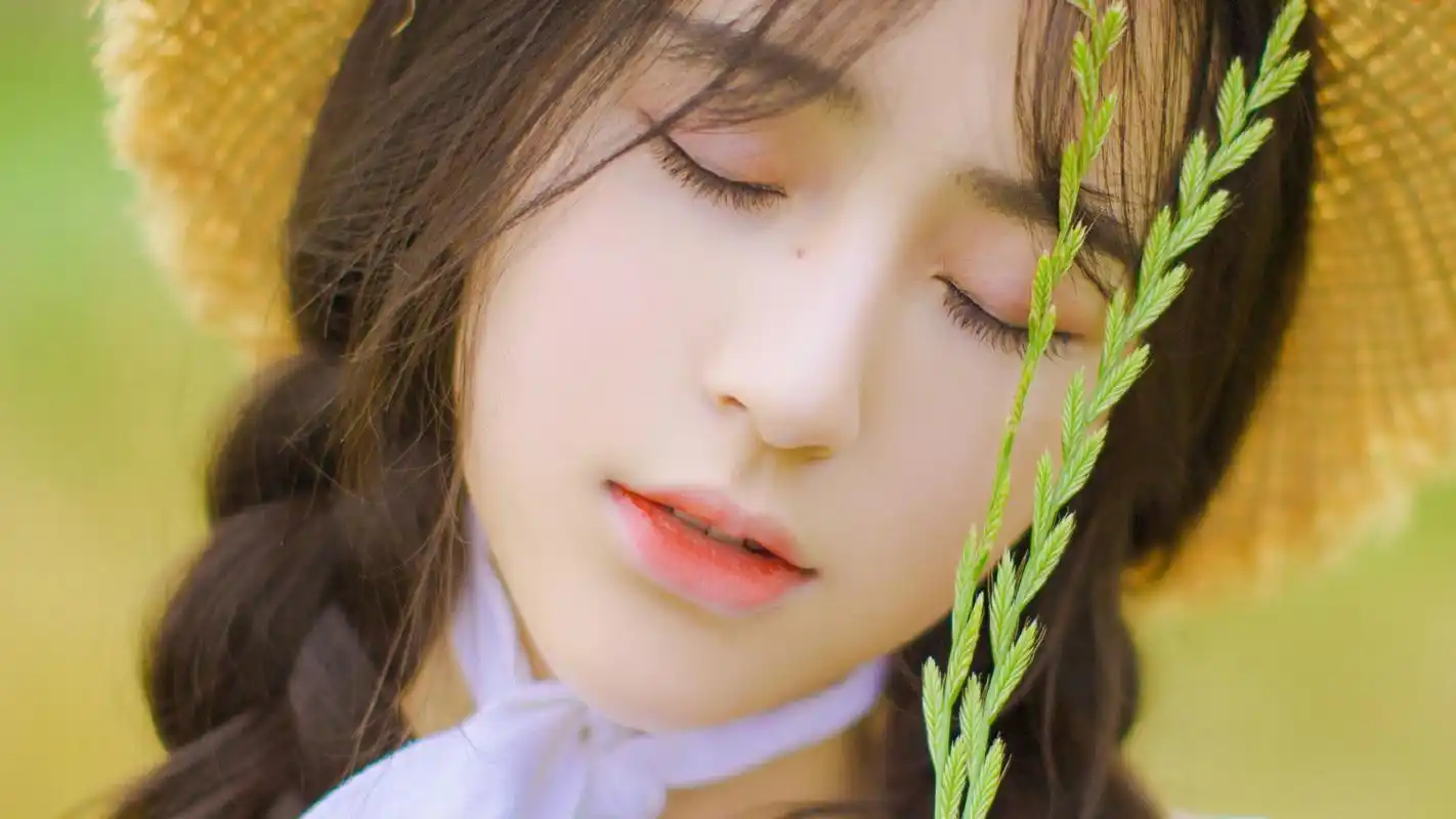 田园小清新美女写真高清桌面壁纸高清大图预览1920x1080_美女壁纸下载