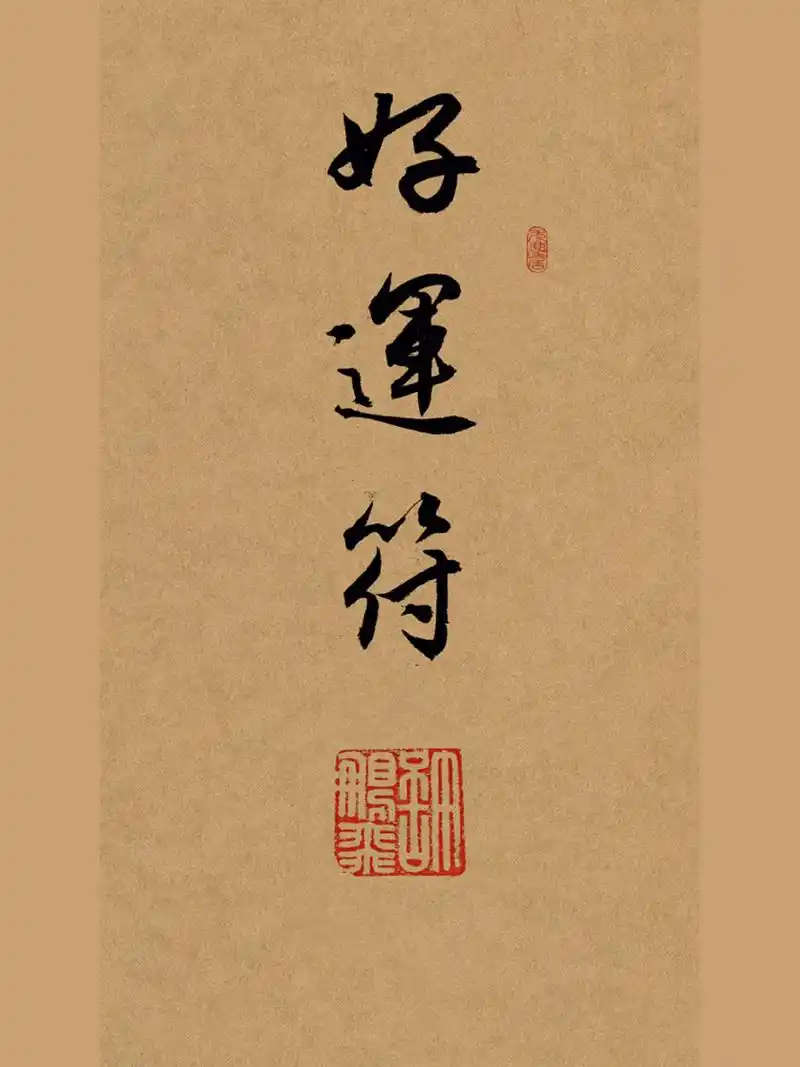 我的书法分享,好运符,祝你好运 #我的书法分享# #手写# #笔记灵感