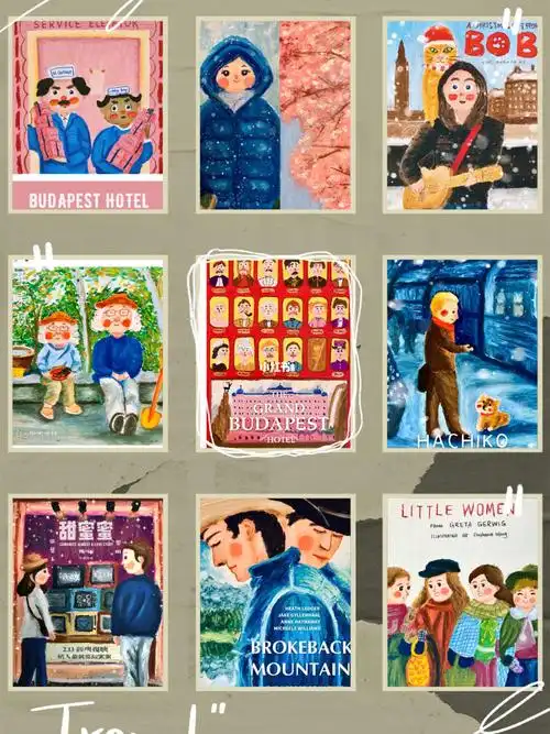 油画棒电影海报