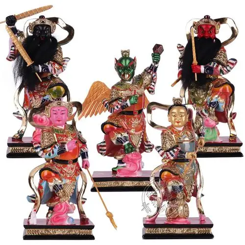 元帅五营神像道教树脂极彩康元帅将军杨戬赵中坛摆件