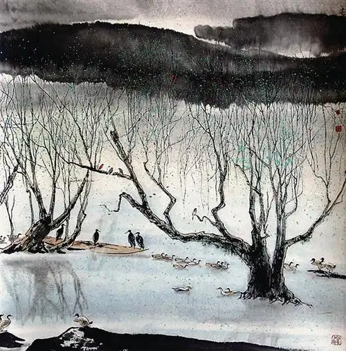 江南小景水乡的桥水乡夜色江南春晓归牧图江南雨丝江南行江南雨后野墉