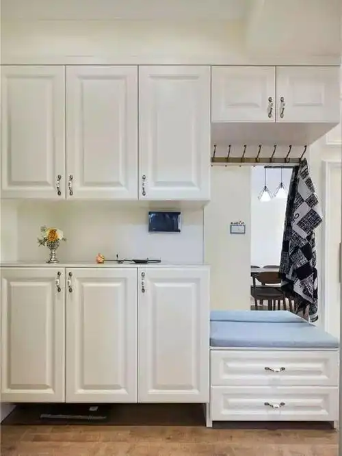 入户玄关这样设计,进门就是惊艳!储物功能强,美观大气上档次_装修达人