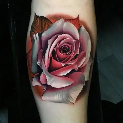 各种色彩的玫瑰花纹身图案欣赏你知道他的寓意吗_腾讯新闻