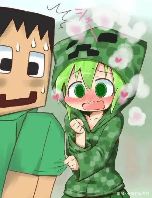 《我的世界》:当mc的这些生物娘化后,我发现这是个恋爱游戏!