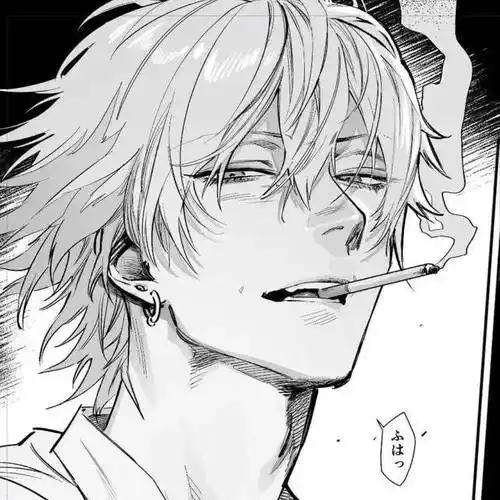 动漫头像 | 黑白系帅气动漫男头