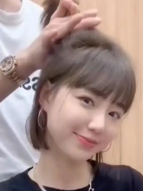 半短发发型图片2017女