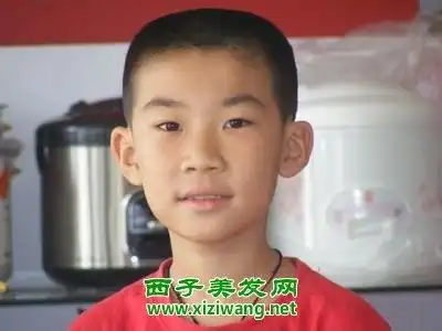 小学生男生平头发型图片 清爽又可爱