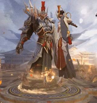 帅气的感觉,那么回城特效就让小瓜感到爆笑,干将居然把莫邪放在地上