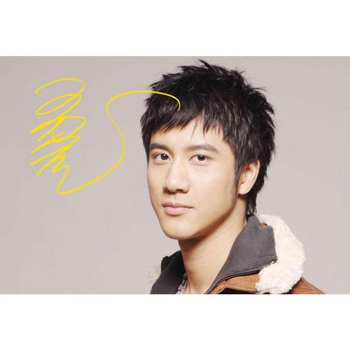 6寸  王力宏          亲笔签名照片 8  号