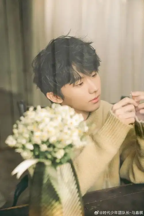 马嘉祺生日写真look2冬日家居风小马