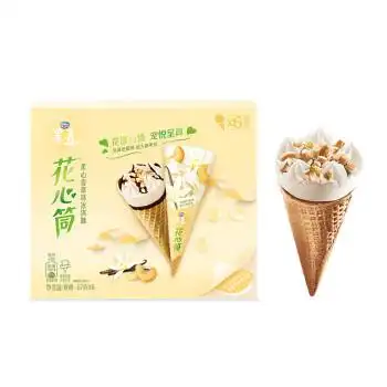雀巢雀巢呈真花心筒柔心香草味冰淇淋67g6支装