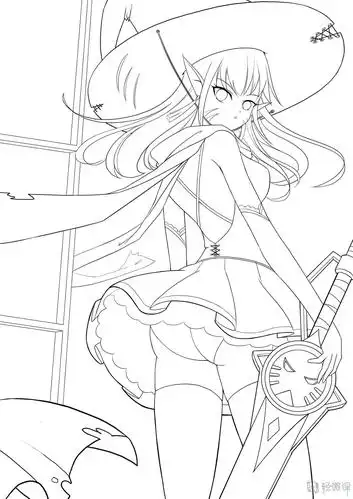 作业:漫画网络学习培训班练习作业之草稿与线稿 - 120-恶魔 - 轻微课