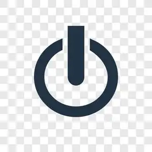 电源矢量图标简单和现代平面符号的网站移动标志应用程序ui.