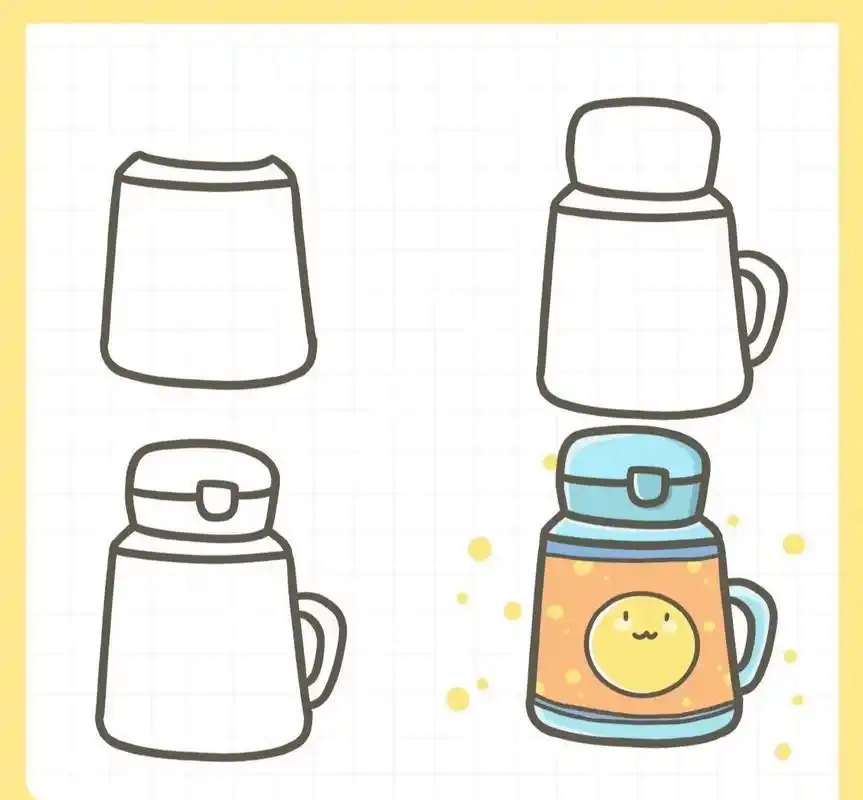 简笔画大全 生活中小物件生活用品,用美术的角度去观察它