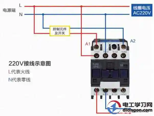 主触点进三相电源,有朋友问接触器主触点可以进单相电吗/答案是肯定的