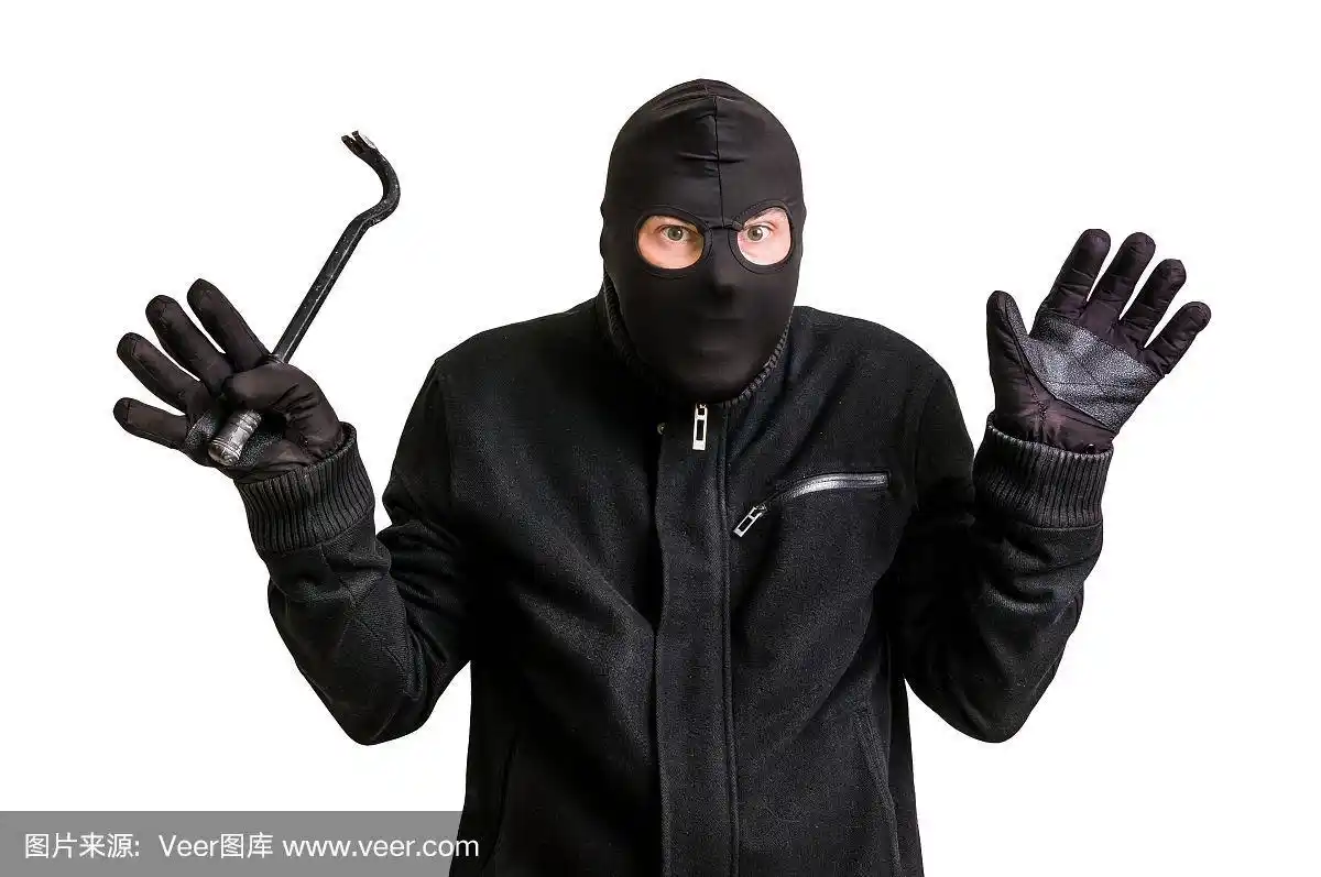 巴拉克拉法帽,铁撬,盗贼,夜贼,坏人