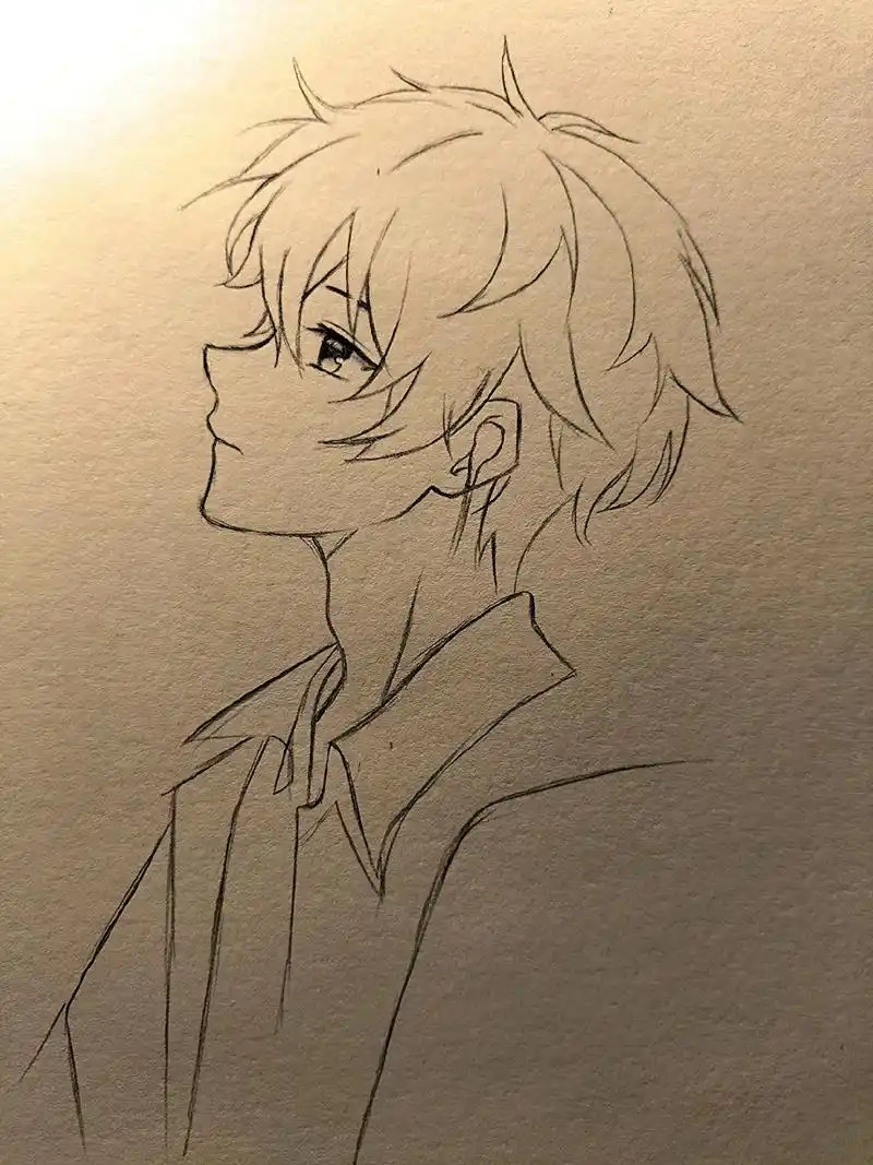 四年级画动漫人物男生 - 抖音