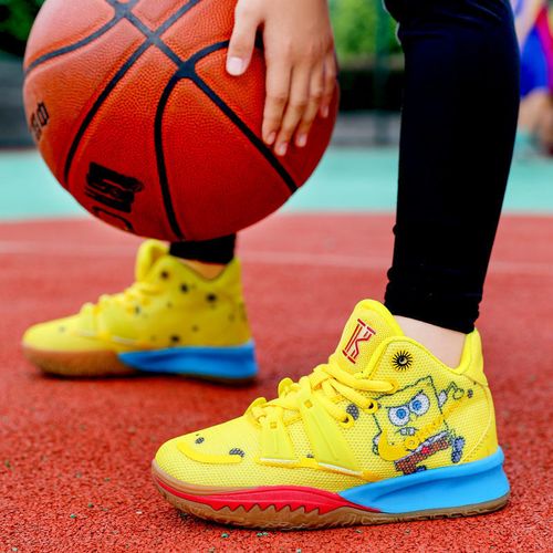 儿童运动鞋男孩帅气6小学生中大童新款春秋透气7代篮球鞋【有运费险】