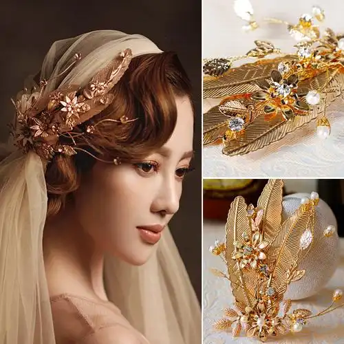 欧式复古巴洛克公主发饰发箍演出走秀宴会皇冠头饰结婚礼服配饰品