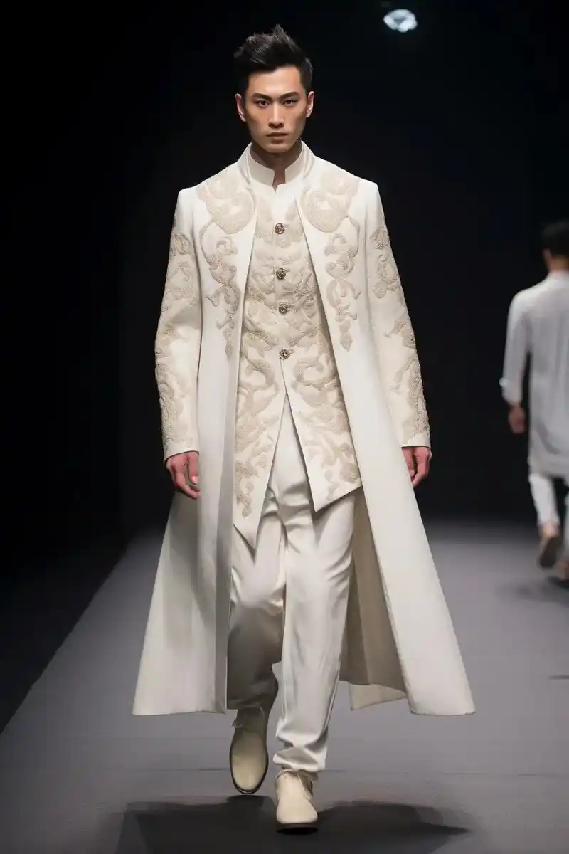 唐装与现代时装的融合.