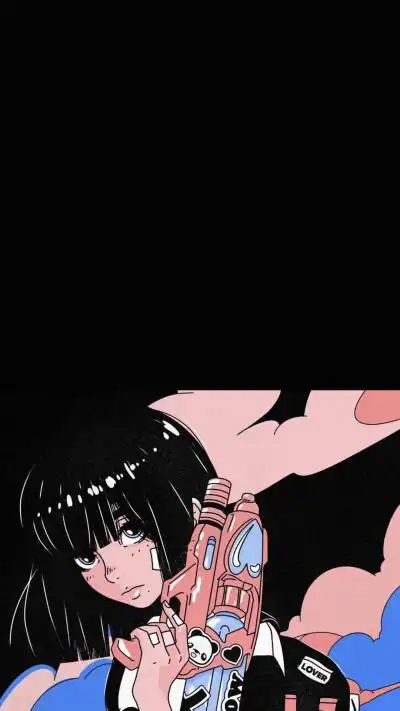 黑色壁纸女伤感