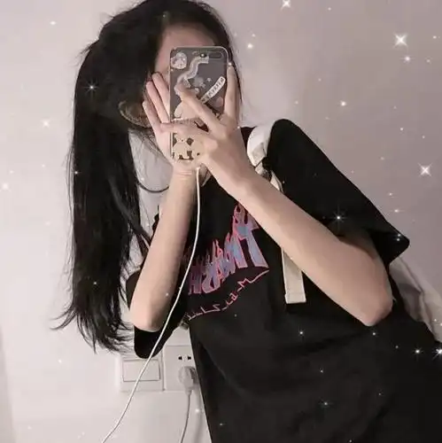 手机控可爱女生头像