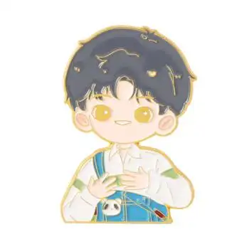 q版金属徽章马嘉祺荣亚轩刘耀文可爱卡通胸针创意礼品 xz6082张真源