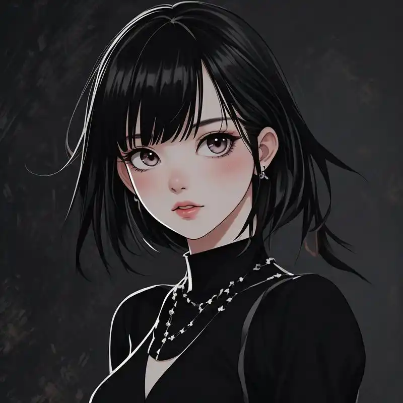 动漫女生头像来啦99黑暗系超冷酷94