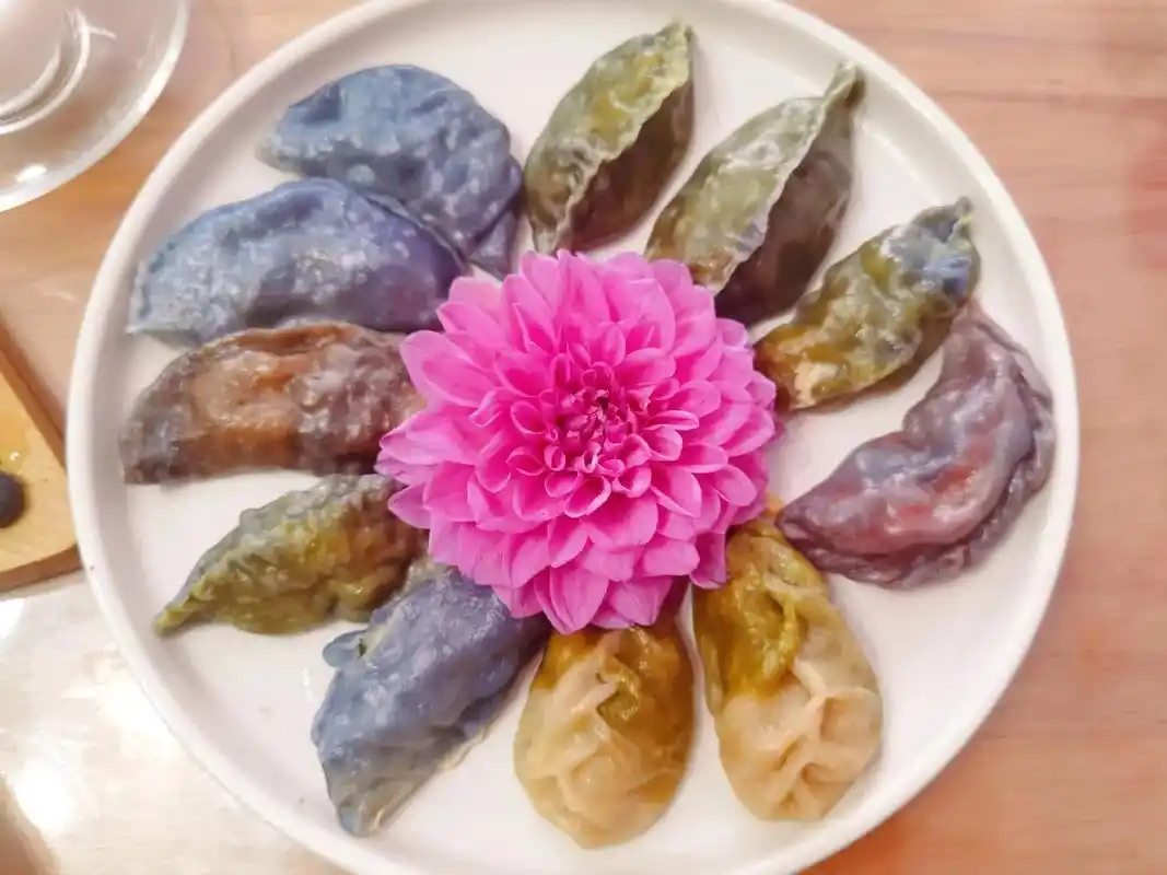 13号早餐彩色饺子