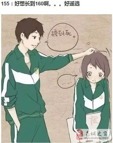 从155到178的女生对自己身高的看法.