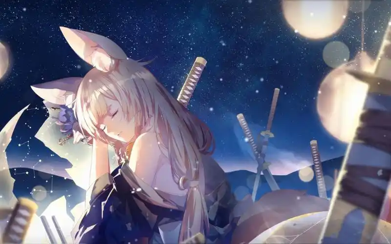 二次元动漫美女桌面壁纸(6/12)