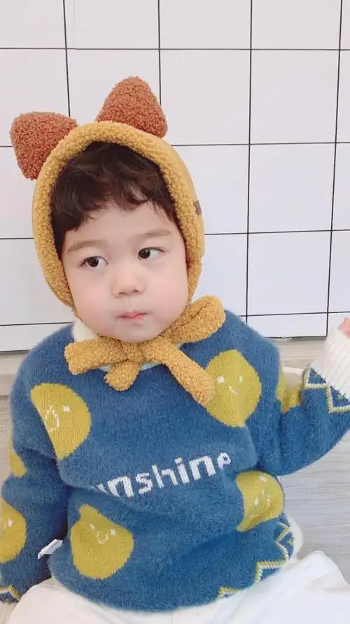 治愈系可爱小男孩呆萌写真