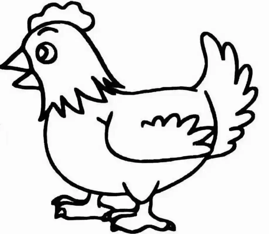 幼儿园小班动物涂色简笔画 动物简笔画