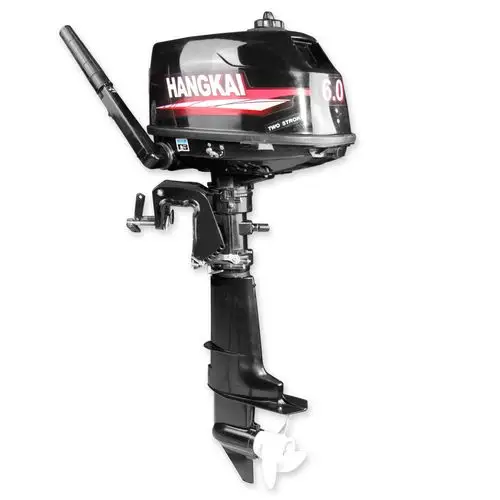 航凯2冲程6匹船外机 舷外机橡皮艇船马达艇船外机船用发动机 挂机