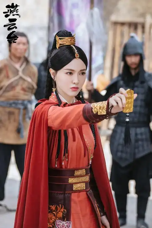 唐嫣《燕云台》红衣剧照图片[2/4]_电视剧_美桌网