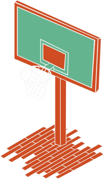 篮球架球框框球场篮球