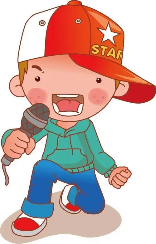 戴帽子的小主持人