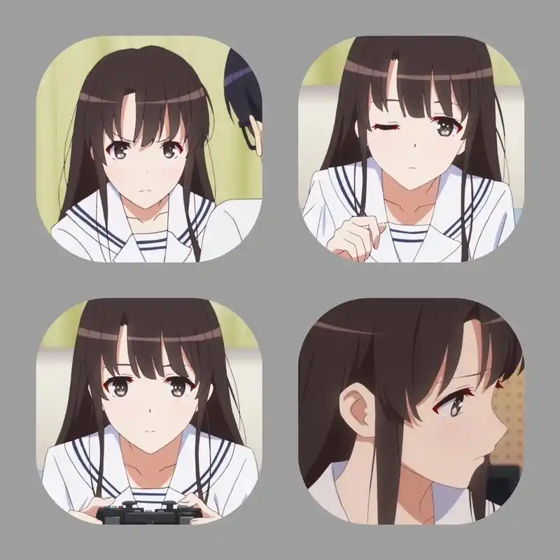 动漫女头 #路人女主的养成方法 #加藤惠 - 抖音