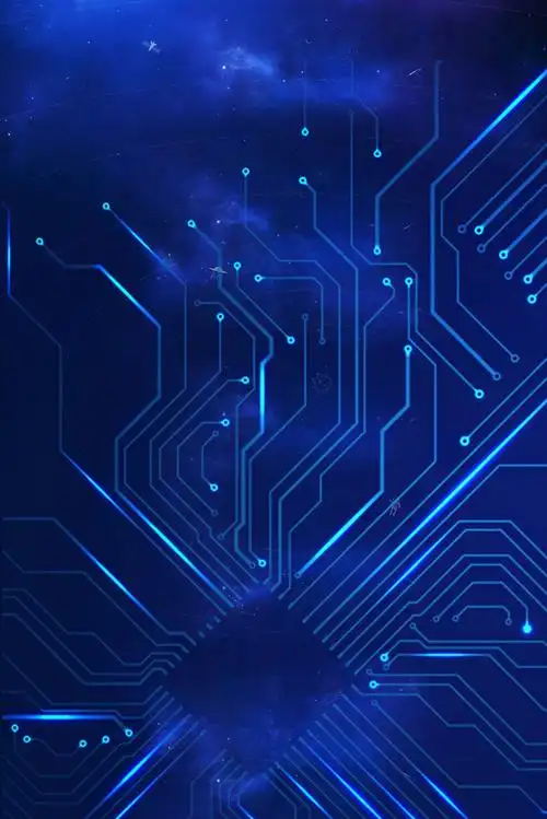 科技感商务线条蓝色星空广告免抠素材免费下载_觅元素51yuansu.com