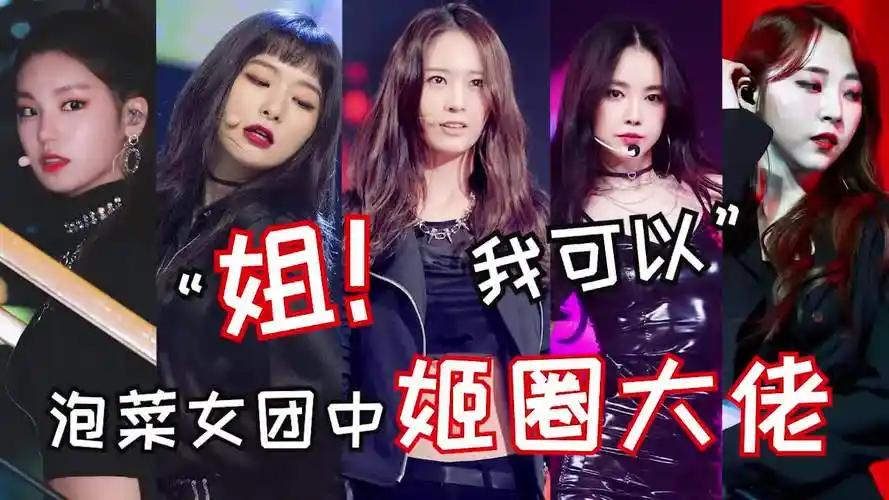 【姬圈大佬】韩国女团中的姬圈大佬top5,谁看到不说句"我可以"?