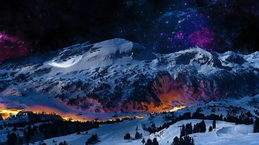 绝美意境星空风景壁纸_奇妙唯美的风景星空