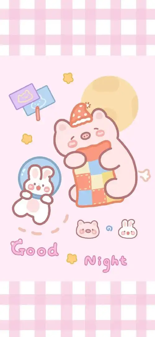 卡通小动物呆萌可爱萌萌哒手机图片15