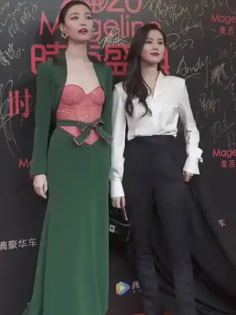 倪妮个子太高了