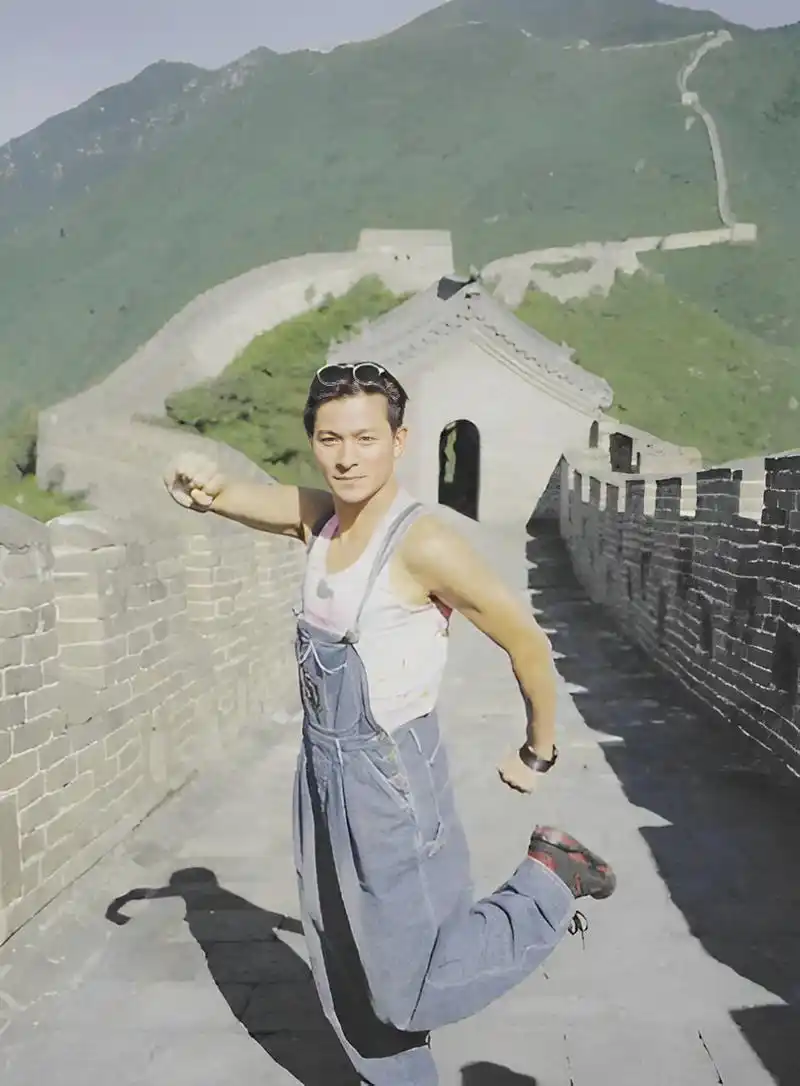 1994年刘德华在长城.