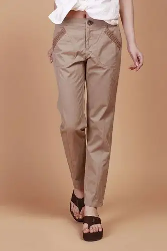 棉麻女装夏季新款女式休闲裤全棉百搭中腰长裤大码宽松一件代