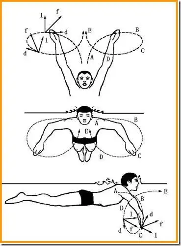 怎么画在学蛙泳的姿势简笔画游泳简笔画